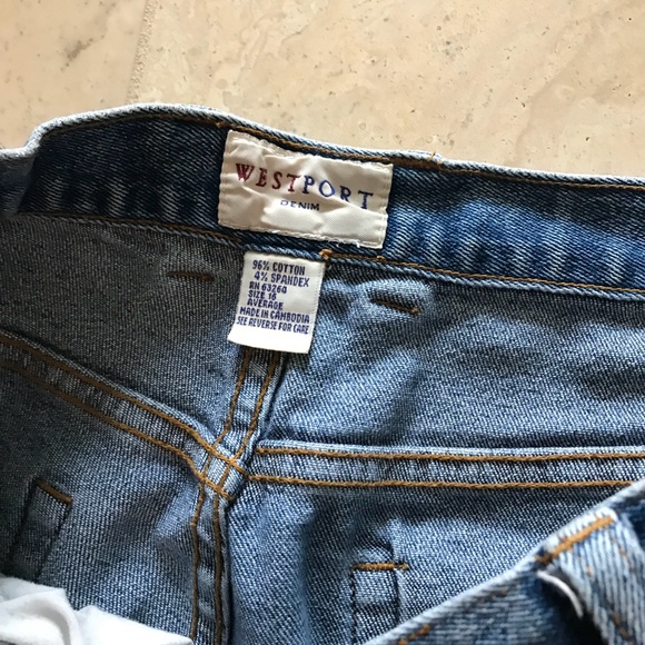 Vintage Westport Blue Denim Mom Jeans - Picture 5 of 8